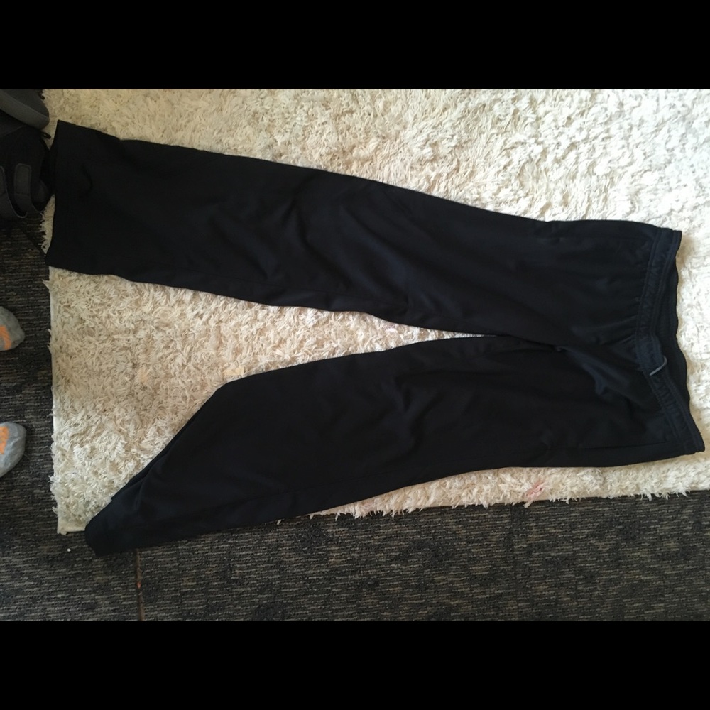 Adidas black athletic pants - size M